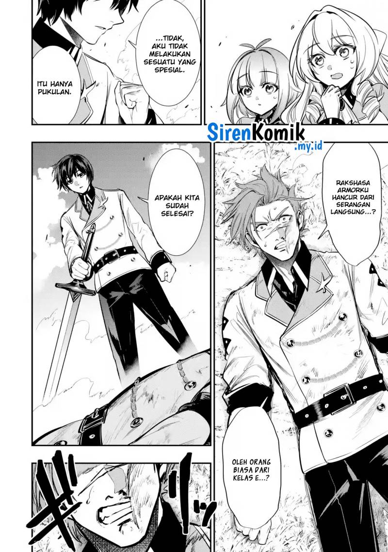 Halaman 33 dari Oukoku no Saishuu Heiki, Rettousei to shite Kishi Gakuin e Chapter 5