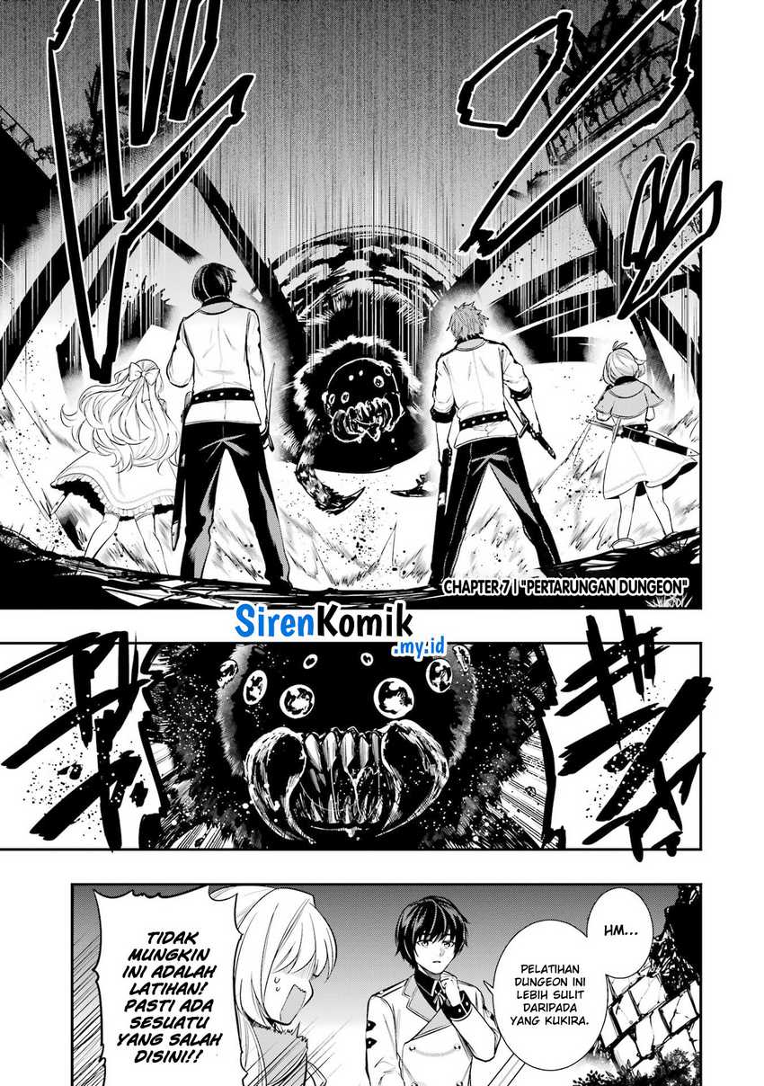 Halaman 2 dari Oukoku no Saishuu Heiki, Rettousei to shite Kishi Gakuin e Chapter 7