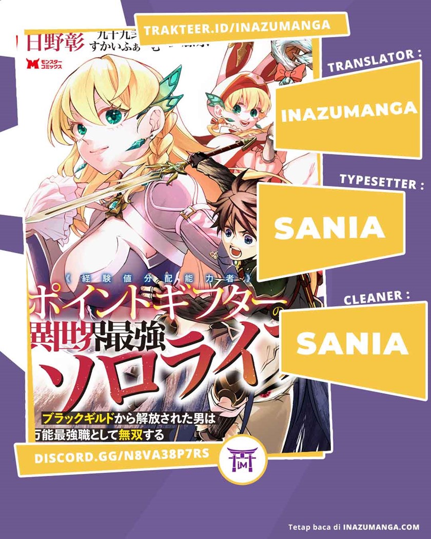 Halaman 1 dari Point Gifter "Keikenchi Bunpai Nouryokusha" no Isekai Saikyou Solo Life Chapter 1.3