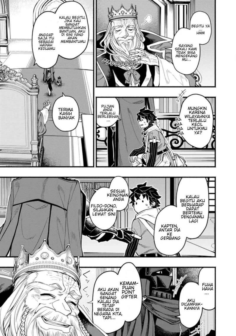Halaman 18 dari Point Gifter "Keikenchi Bunpai Nouryokusha" no Isekai Saikyou Solo Life Chapter 4