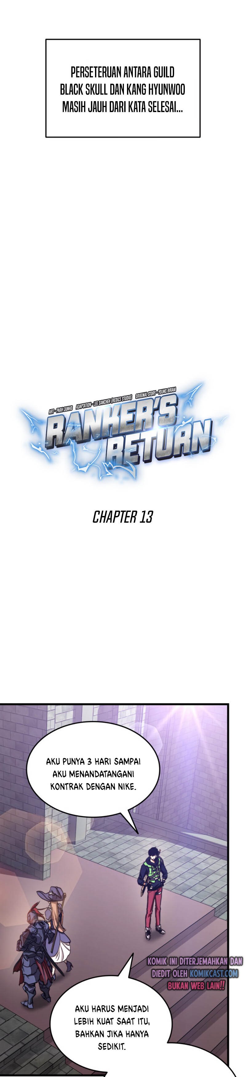Halaman 14 dari Ranker's Return (2021) Chapter 13