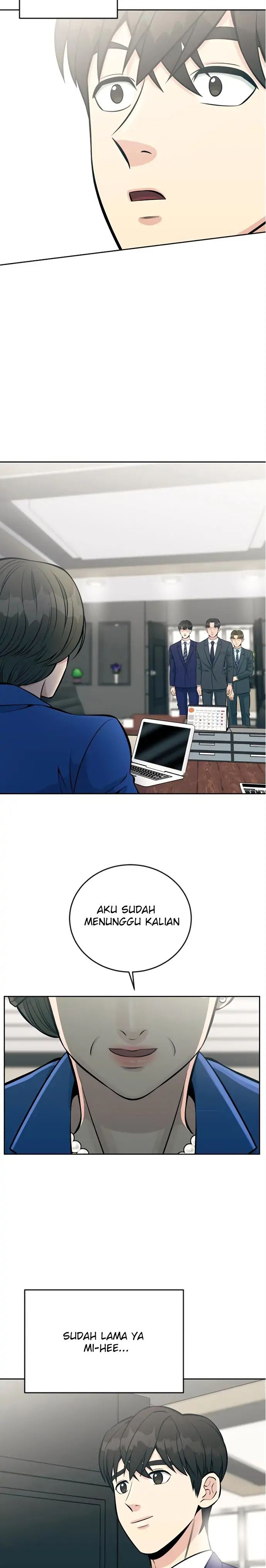 Halaman 23 dari Reincarnated as a New Employee Chapter 15