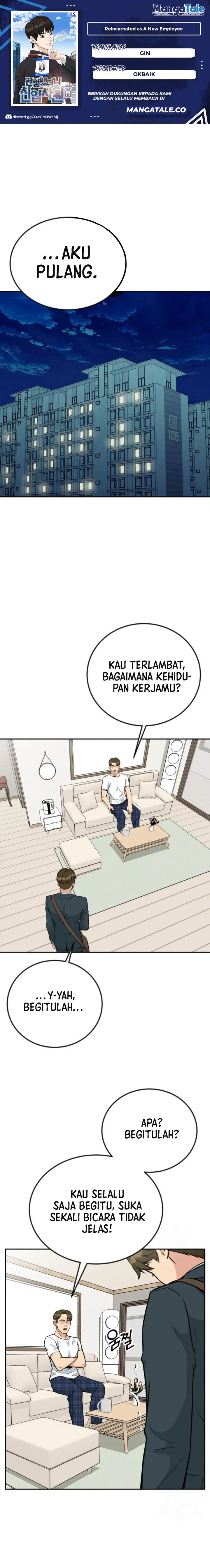 Halaman 1 dari Reincarnated as a New Employee Chapter 29