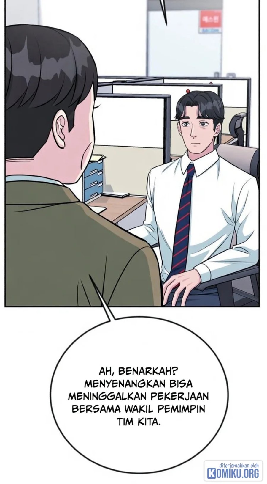 Halaman 40 dari Reincarnated as a New Employee Chapter 40