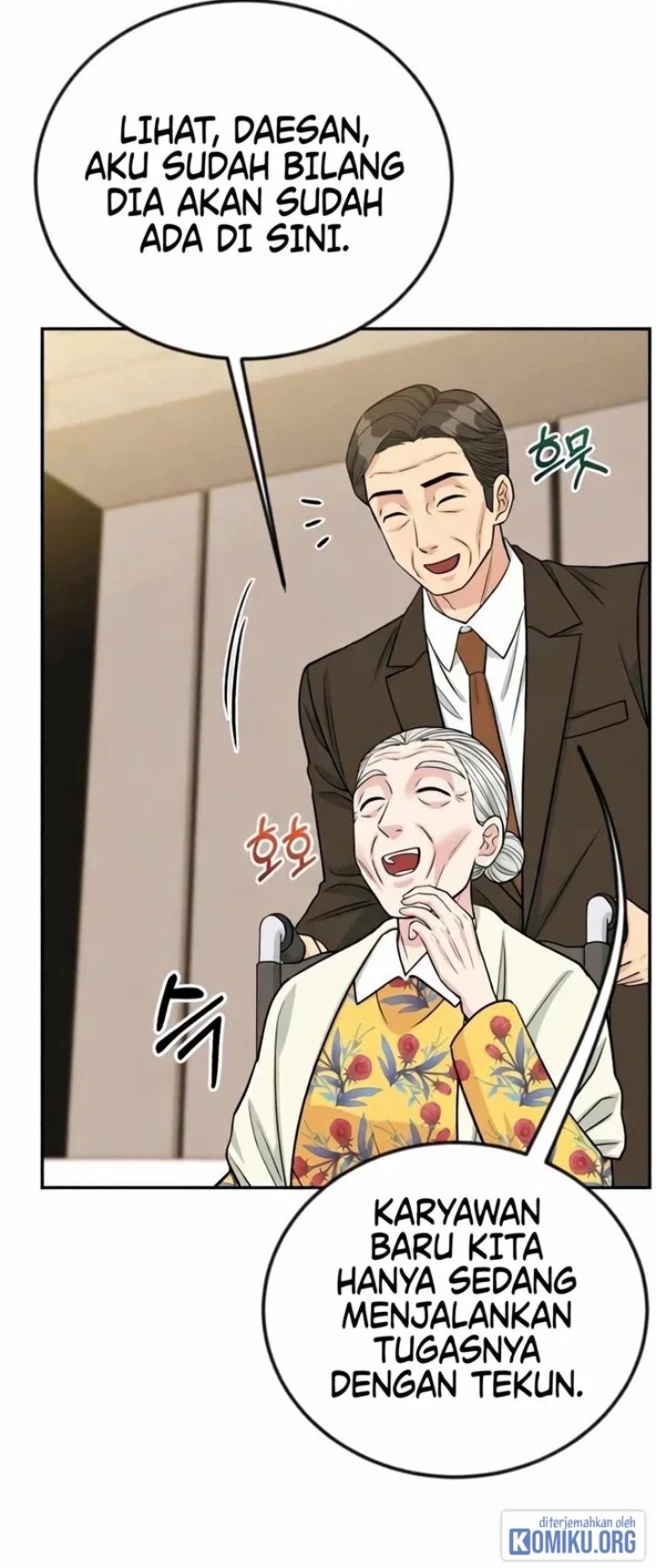 Halaman 50 dari Reincarnated as a New Employee Chapter 41