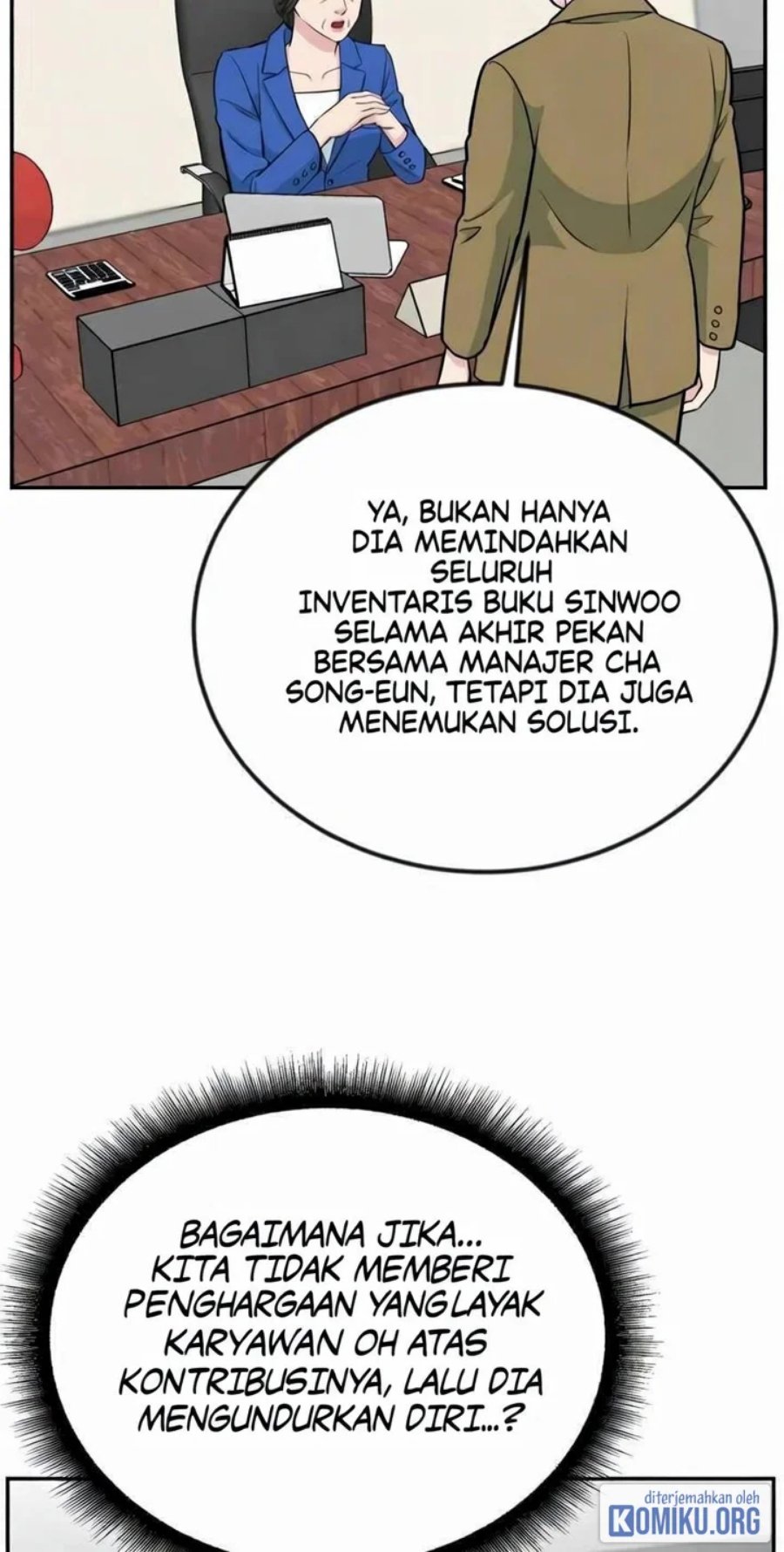 Halaman 48 dari Reincarnated as a New Employee Chapter 47