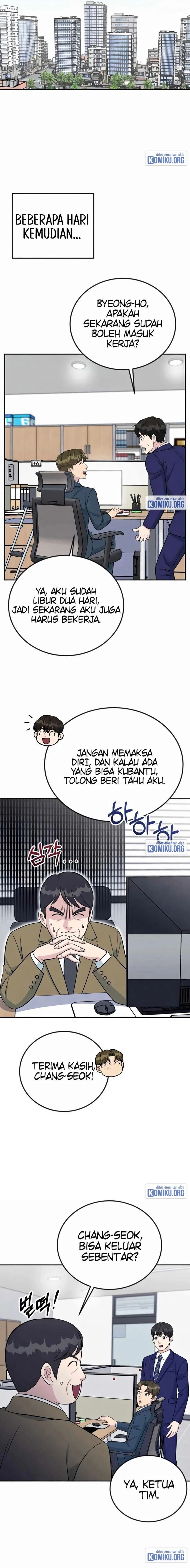 Halaman 18 dari Reincarnated as a New Employee Chapter 49
