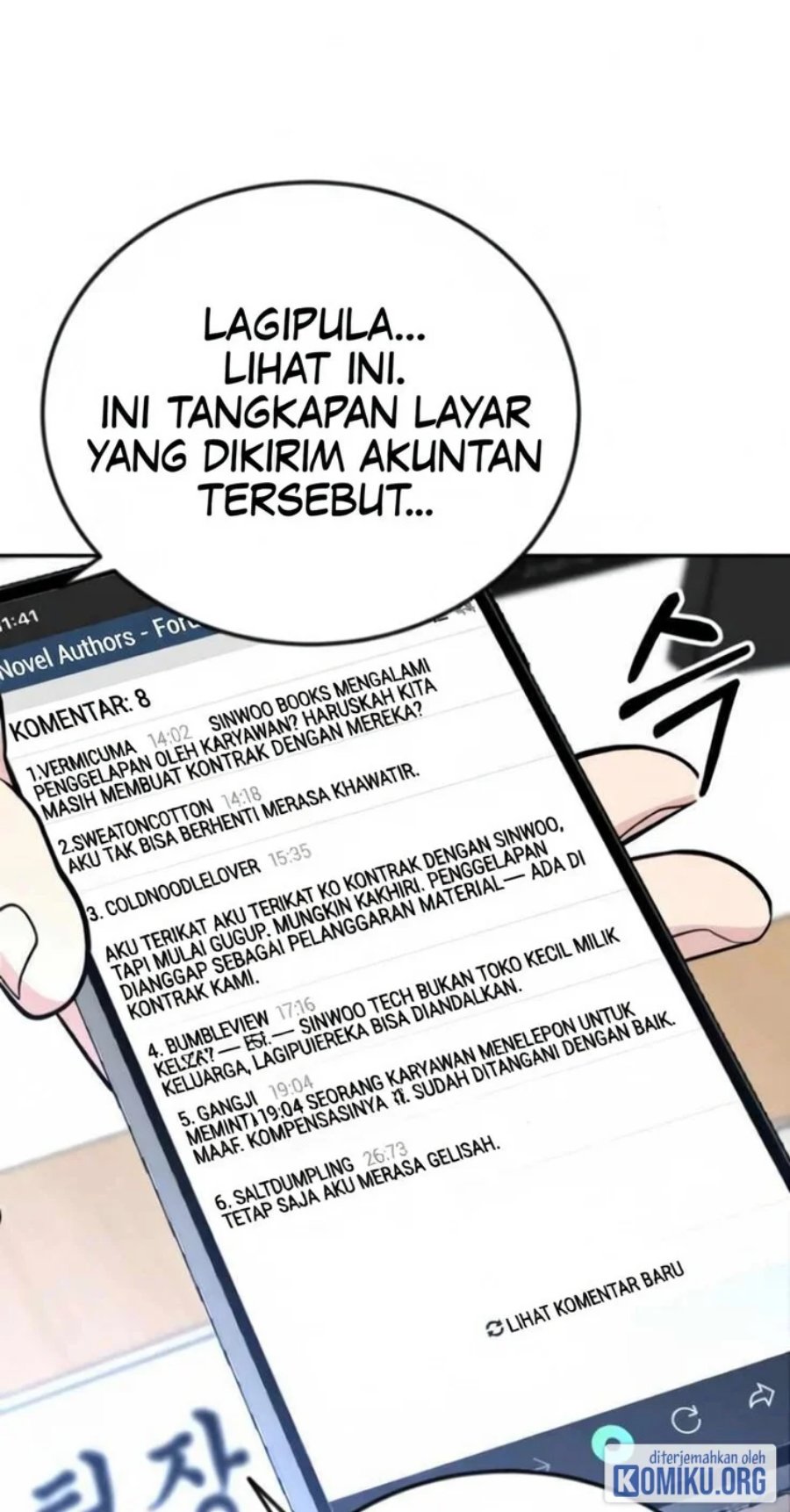 Halaman 83 dari Reincarnated as a New Employee Chapter 52