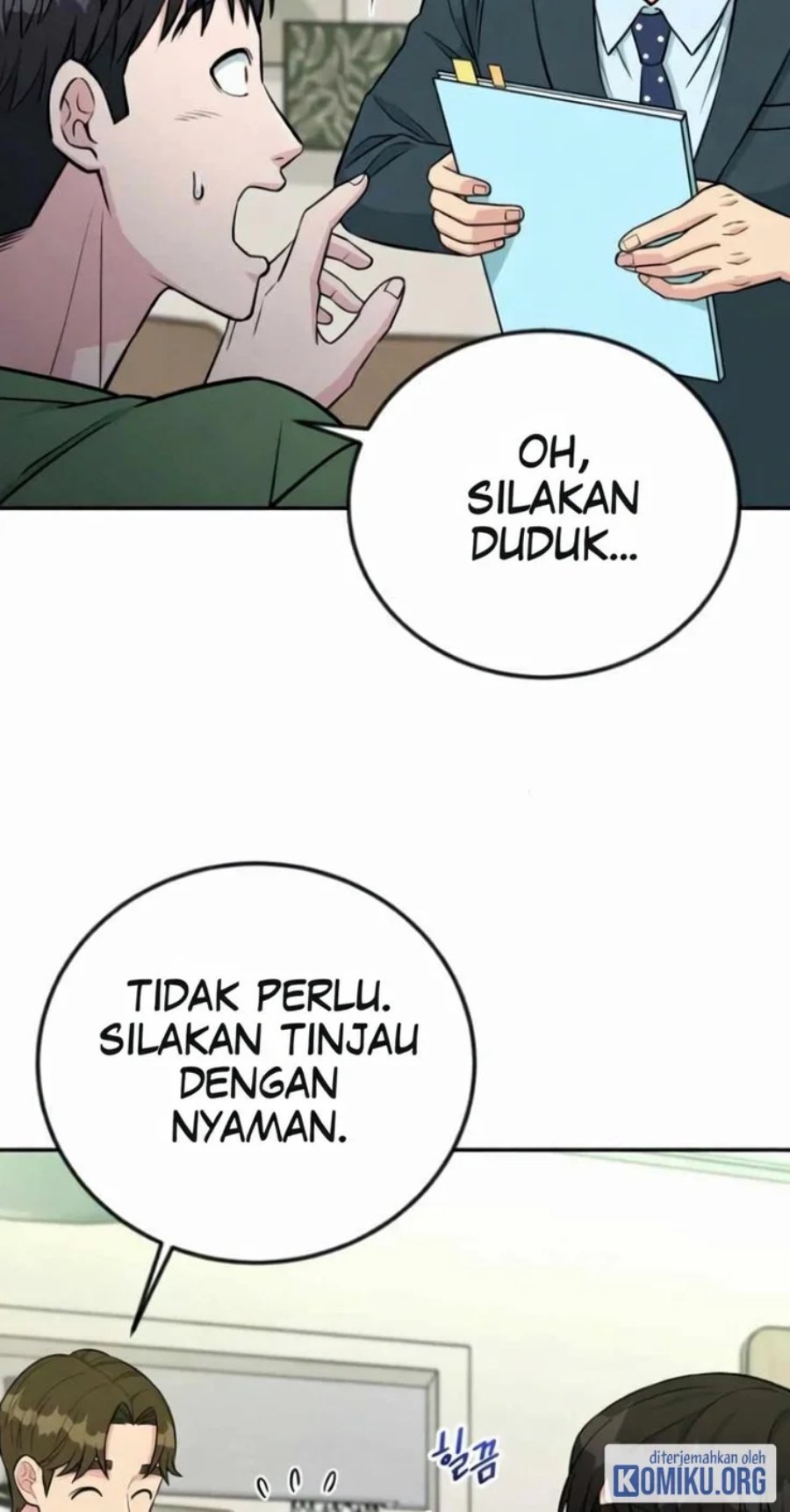 Halaman 20 dari Reincarnated as a New Employee Chapter 54