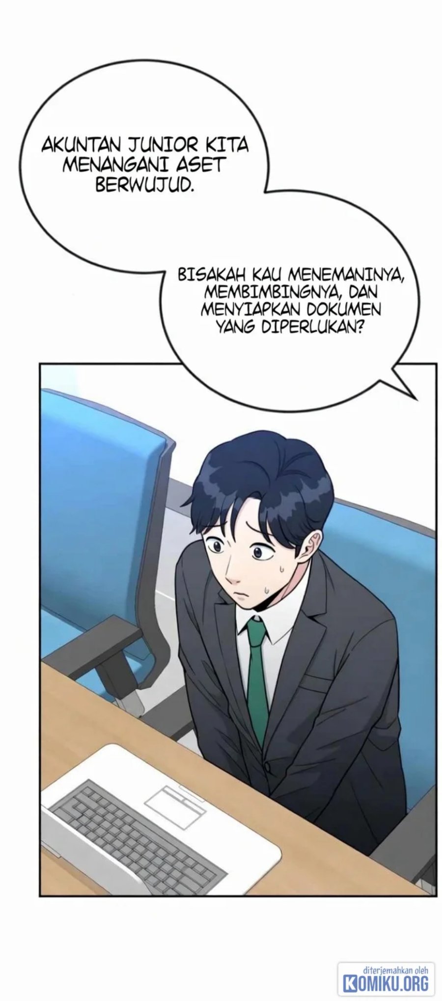 Halaman 48 dari Reincarnated as a New Employee Chapter 57