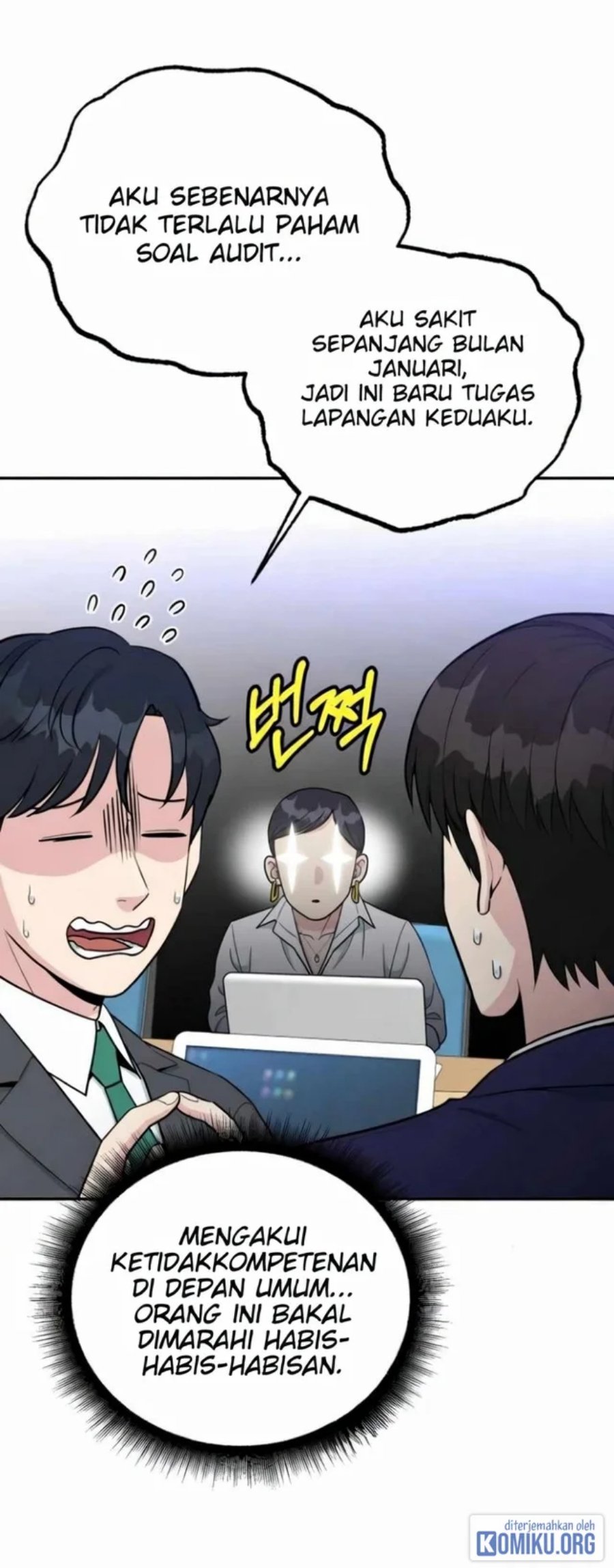 Halaman 52 dari Reincarnated as a New Employee Chapter 57