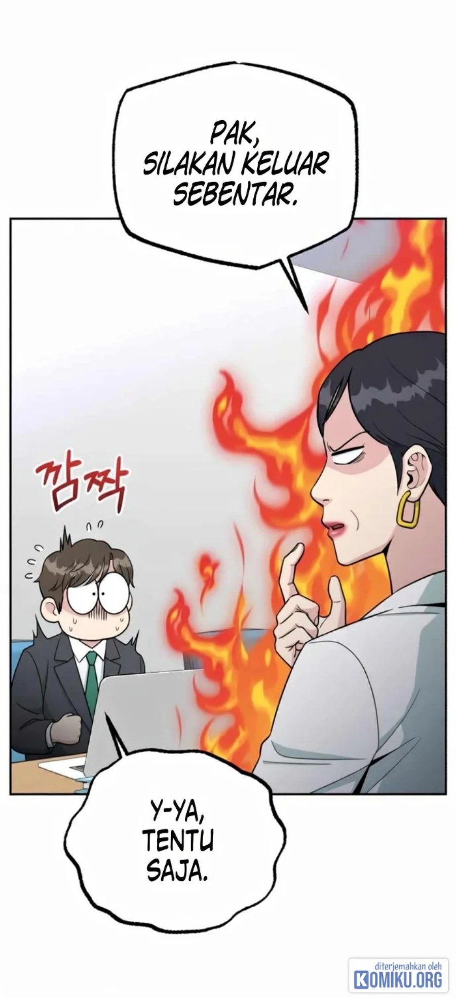Halaman 53 dari Reincarnated as a New Employee Chapter 57