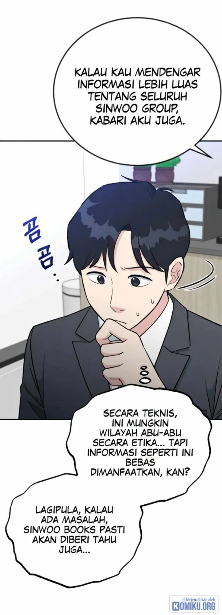 Halaman 21 dari Reincarnated as a New Employee Chapter 58