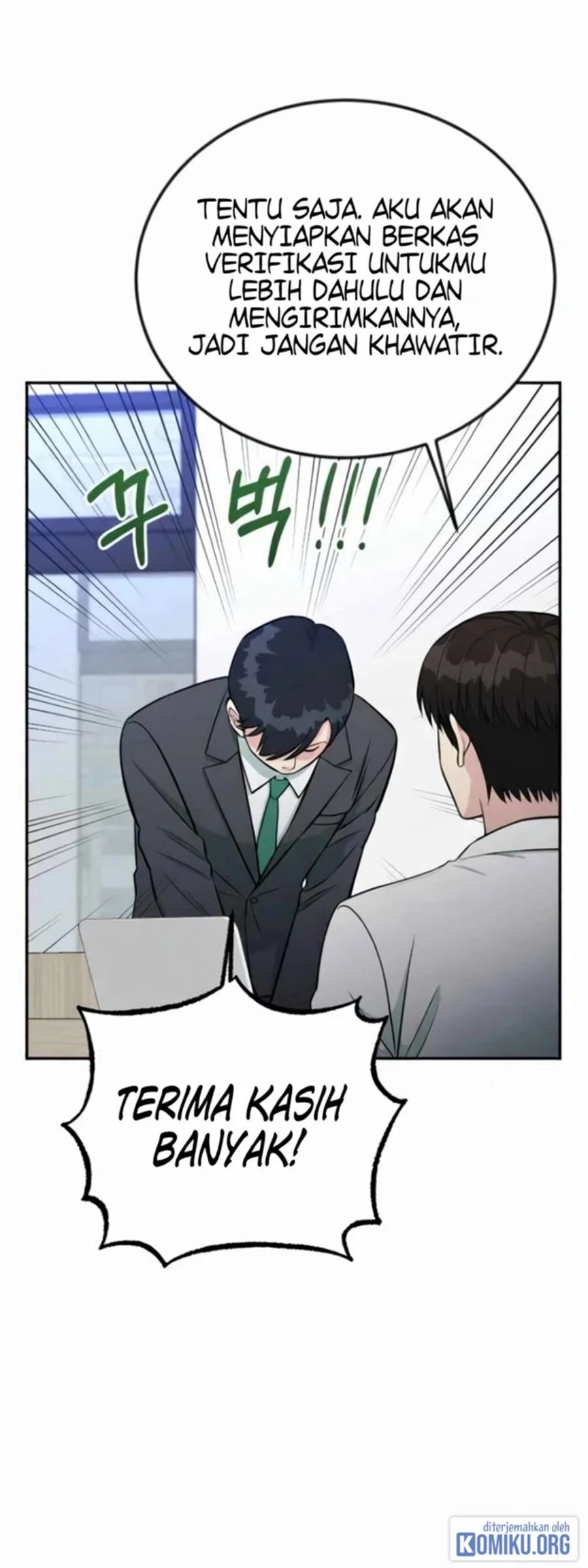 Halaman 36 dari Reincarnated as a New Employee Chapter 58