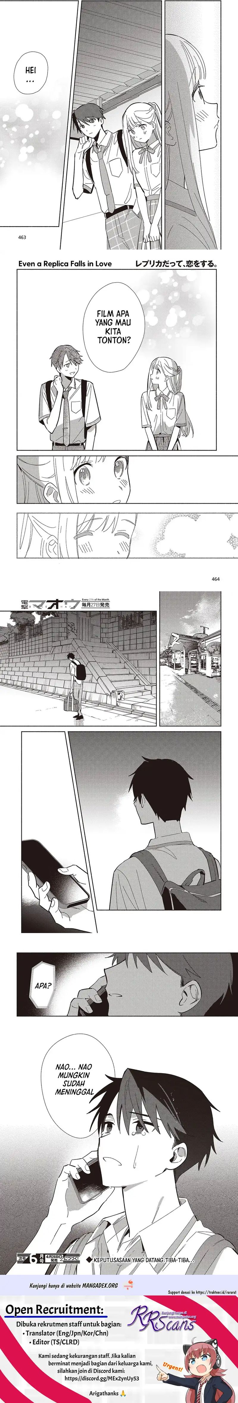 Halaman 7 dari Replica Datte, Koi wo suru. Chapter 11