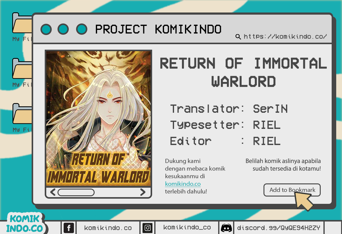 Halaman 1 dari Return of Immortal Warlord Chapter 1