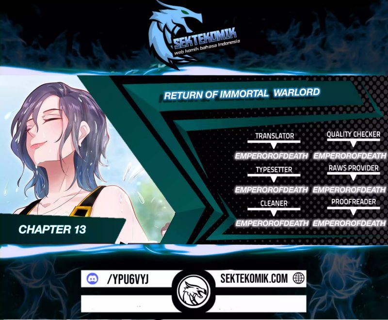 Halaman 1 dari Return of Immortal Warlord Chapter 13