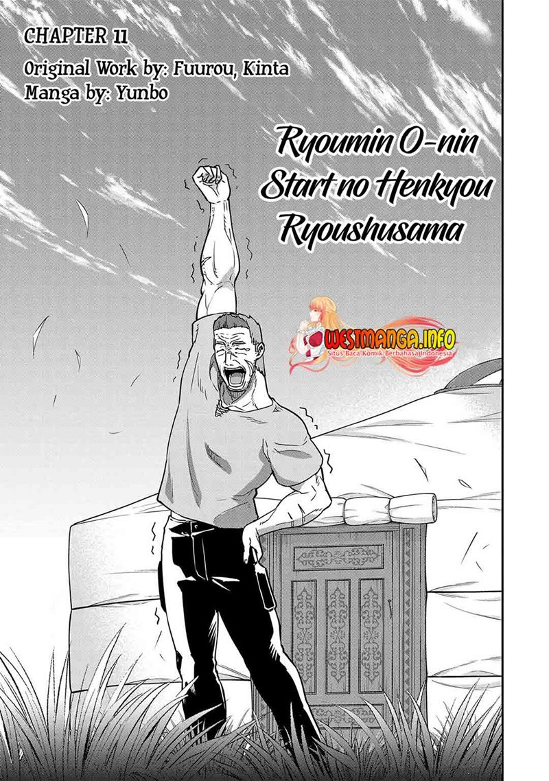 Halaman 8 dari Ryoumin 0-nin Start no Henkyou Ryoushusama Chapter 11