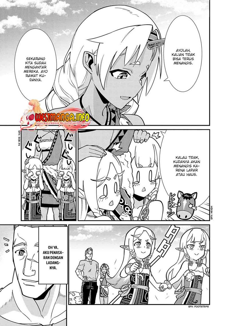 Halaman 22 dari Ryoumin 0-nin Start no Henkyou Ryoushusama Chapter 13