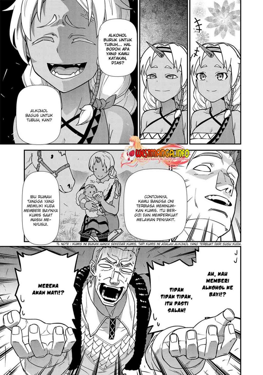Halaman 33 dari Ryoumin 0-nin Start no Henkyou Ryoushusama Chapter 15