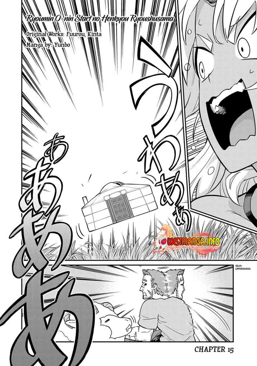 Halaman 4 dari Ryoumin 0-nin Start no Henkyou Ryoushusama Chapter 15