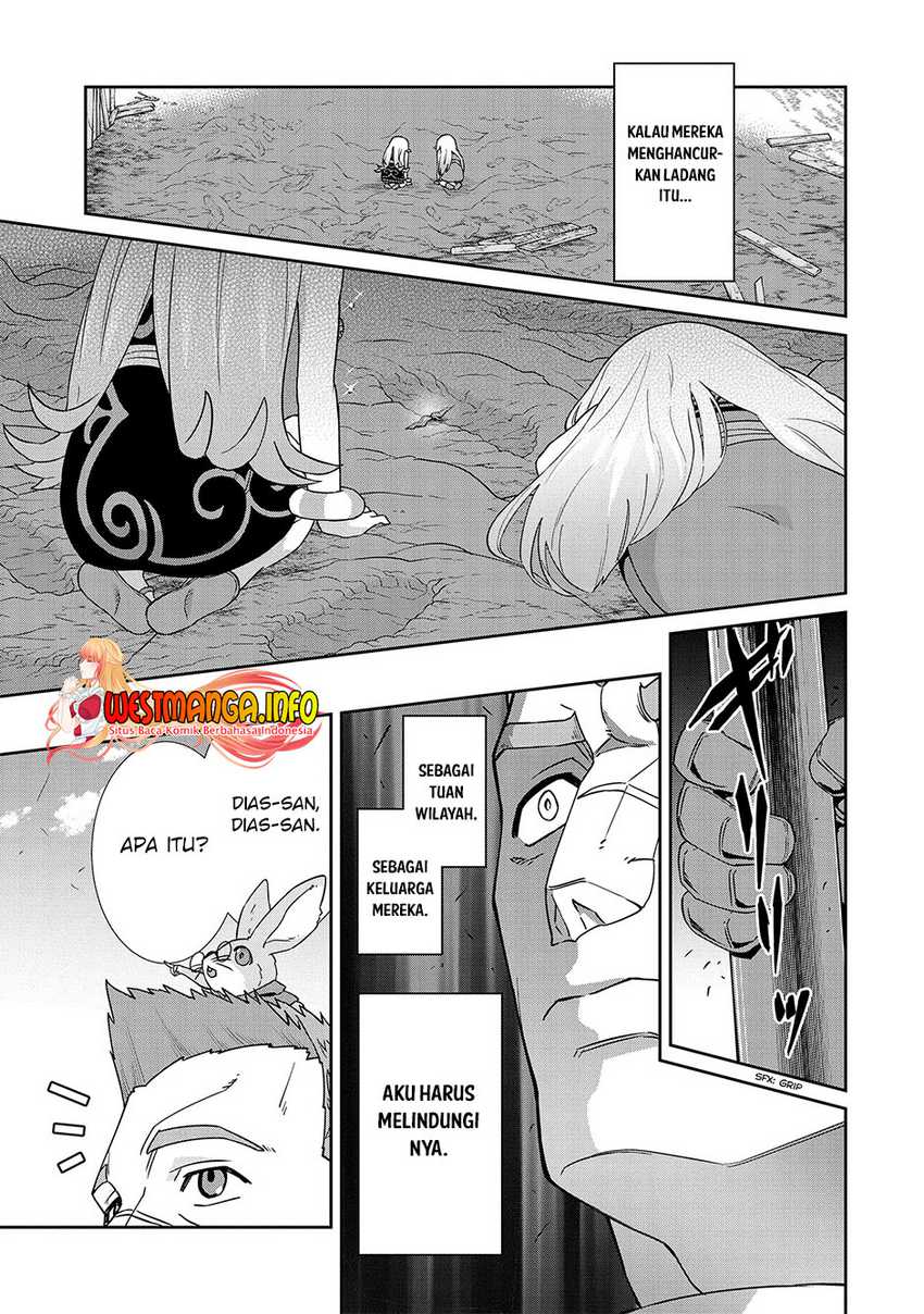 Halaman 33 dari Ryoumin 0-nin Start no Henkyou Ryoushusama Chapter 18