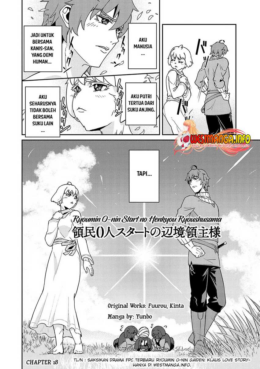 Halaman 4 dari Ryoumin 0-nin Start no Henkyou Ryoushusama Chapter 18