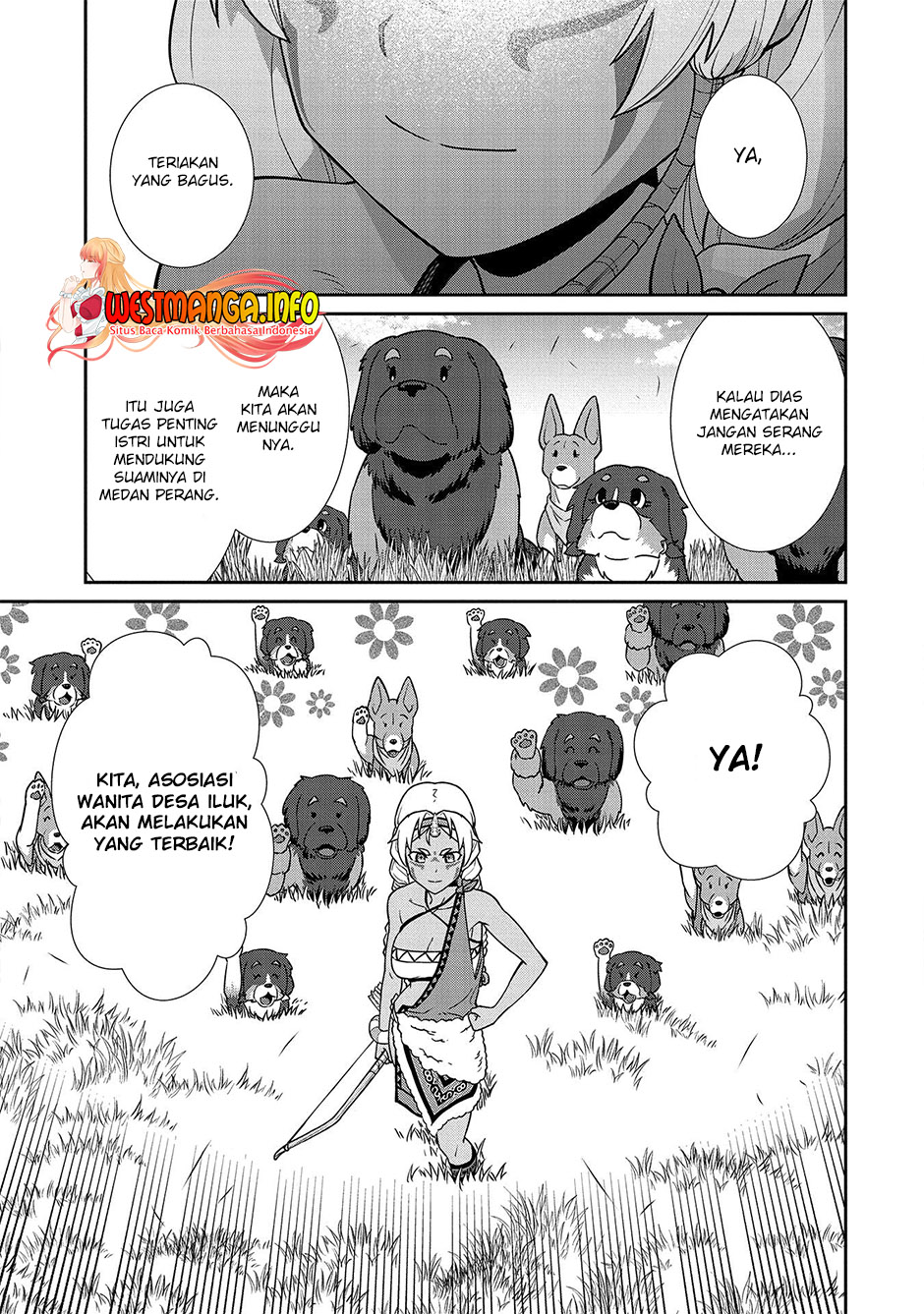 Halaman 15 dari Ryoumin 0-nin Start no Henkyou Ryoushusama Chapter 19