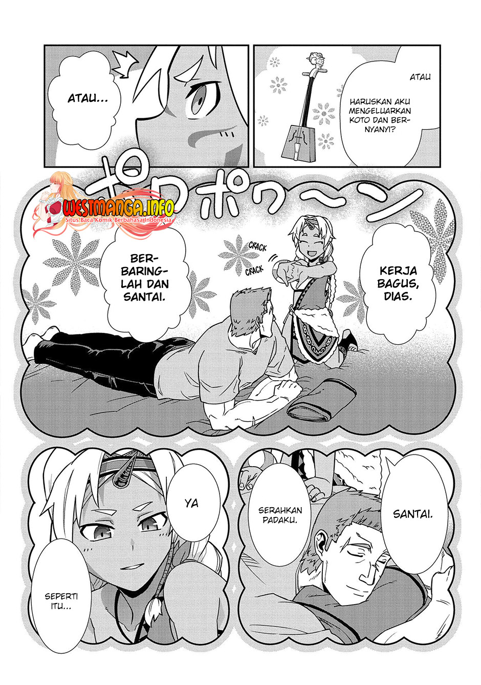 Halaman 33 dari Ryoumin 0-nin Start no Henkyou Ryoushusama Chapter 19