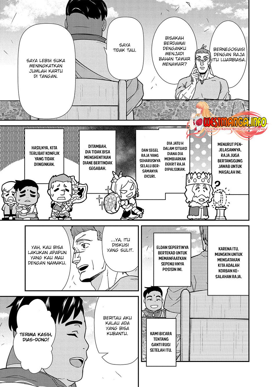 Halaman 10 dari Ryoumin 0-nin Start no Henkyou Ryoushusama Chapter 20
