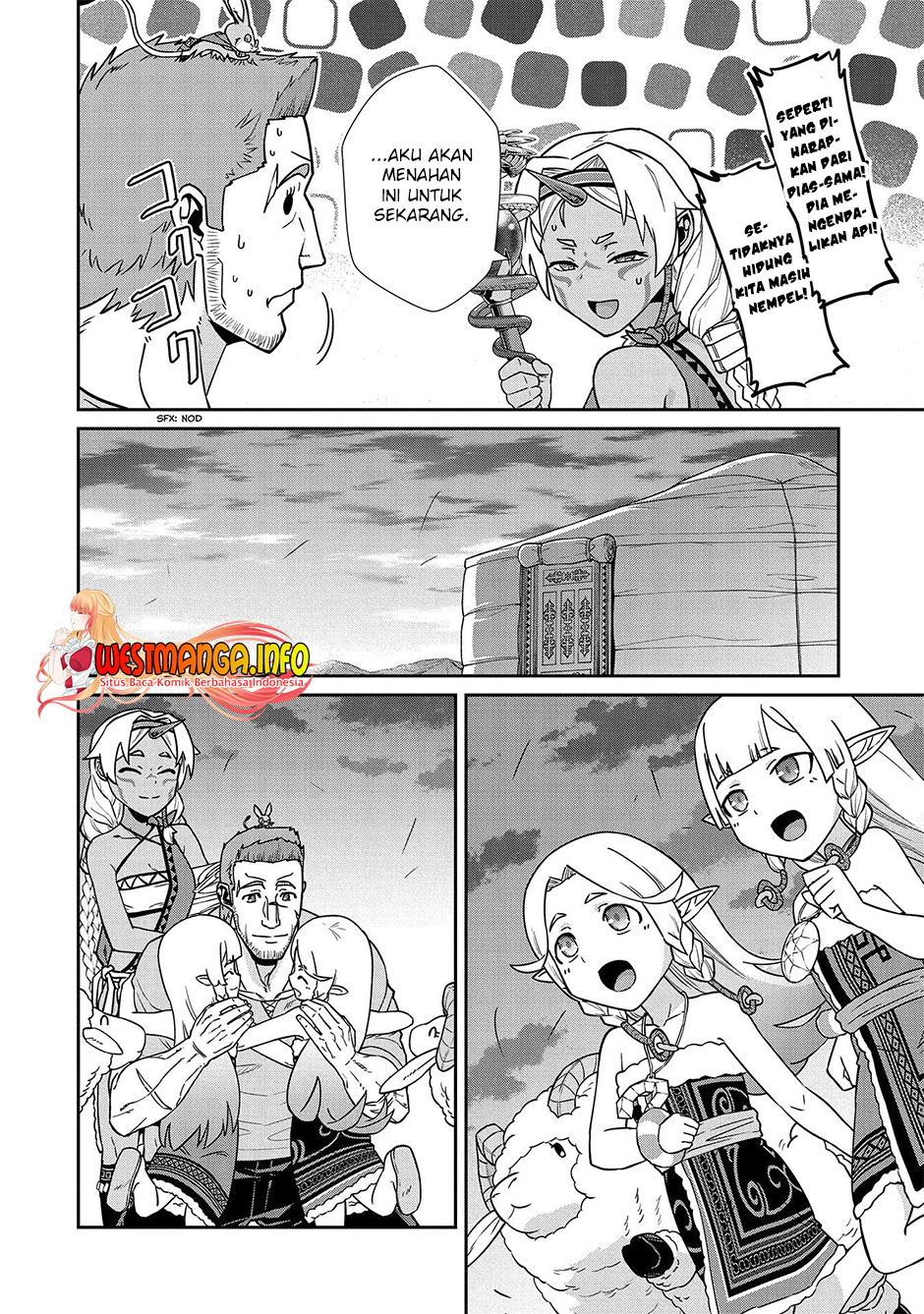 Halaman 21 dari Ryoumin 0-nin Start no Henkyou Ryoushusama Chapter 20
