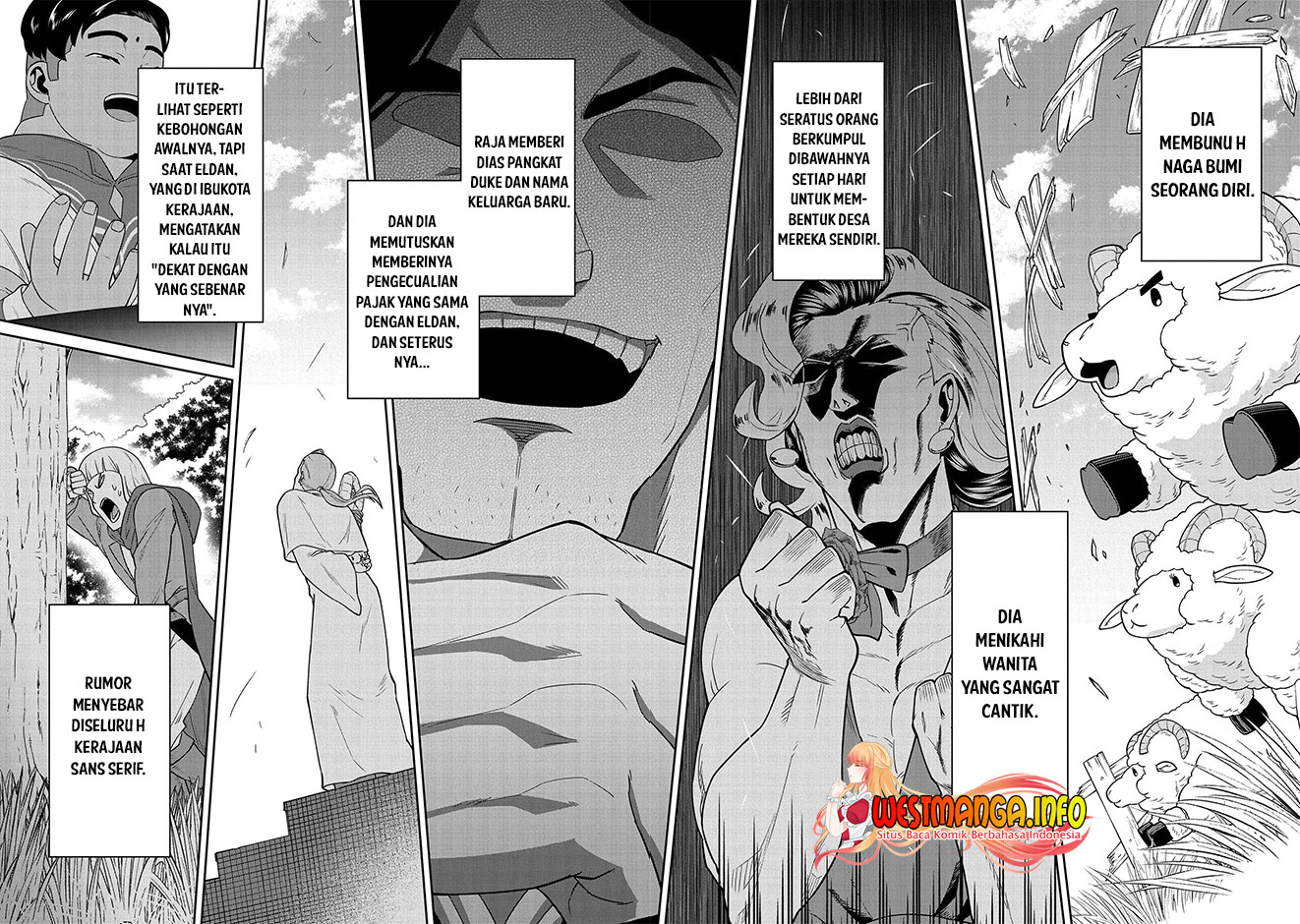 Halaman 30 dari Ryoumin 0-nin Start no Henkyou Ryoushusama Chapter 20