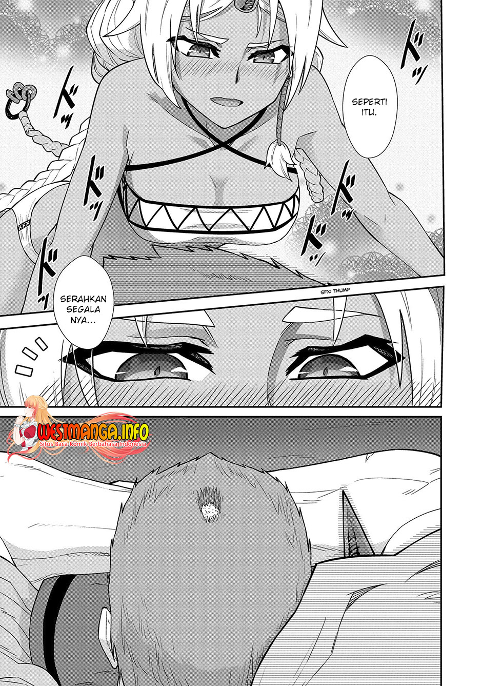 Halaman 34 dari Ryoumin 0-nin Start no Henkyou Ryoushusama Chapter 20