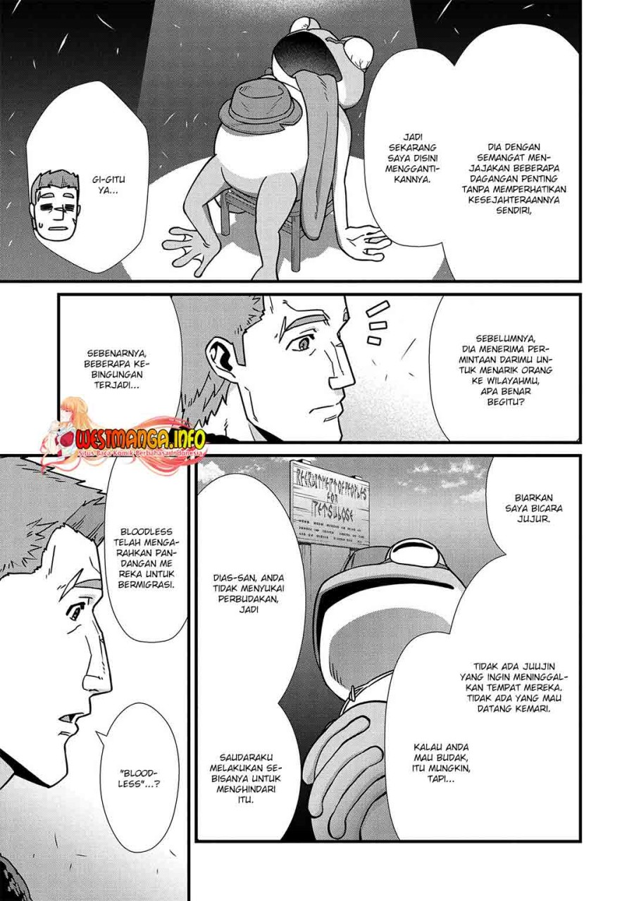 Halaman 14 dari Ryoumin 0-nin Start no Henkyou Ryoushusama Chapter 21
