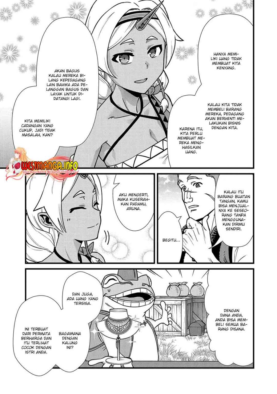 Halaman 19 dari Ryoumin 0-nin Start no Henkyou Ryoushusama Chapter 21