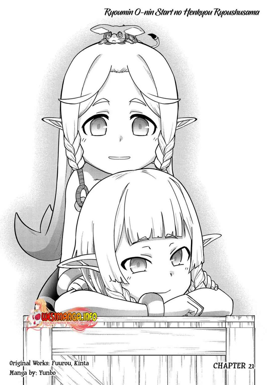 Halaman 7 dari Ryoumin 0-nin Start no Henkyou Ryoushusama Chapter 21