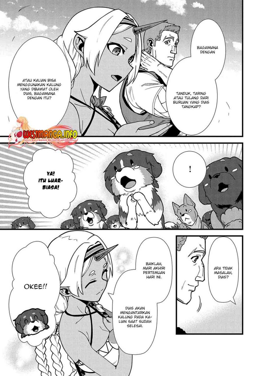 Halaman 17 dari Ryoumin 0-nin Start no Henkyou Ryoushusama Chapter 22