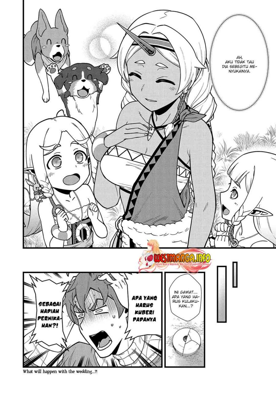 Halaman 34 dari Ryoumin 0-nin Start no Henkyou Ryoushusama Chapter 22