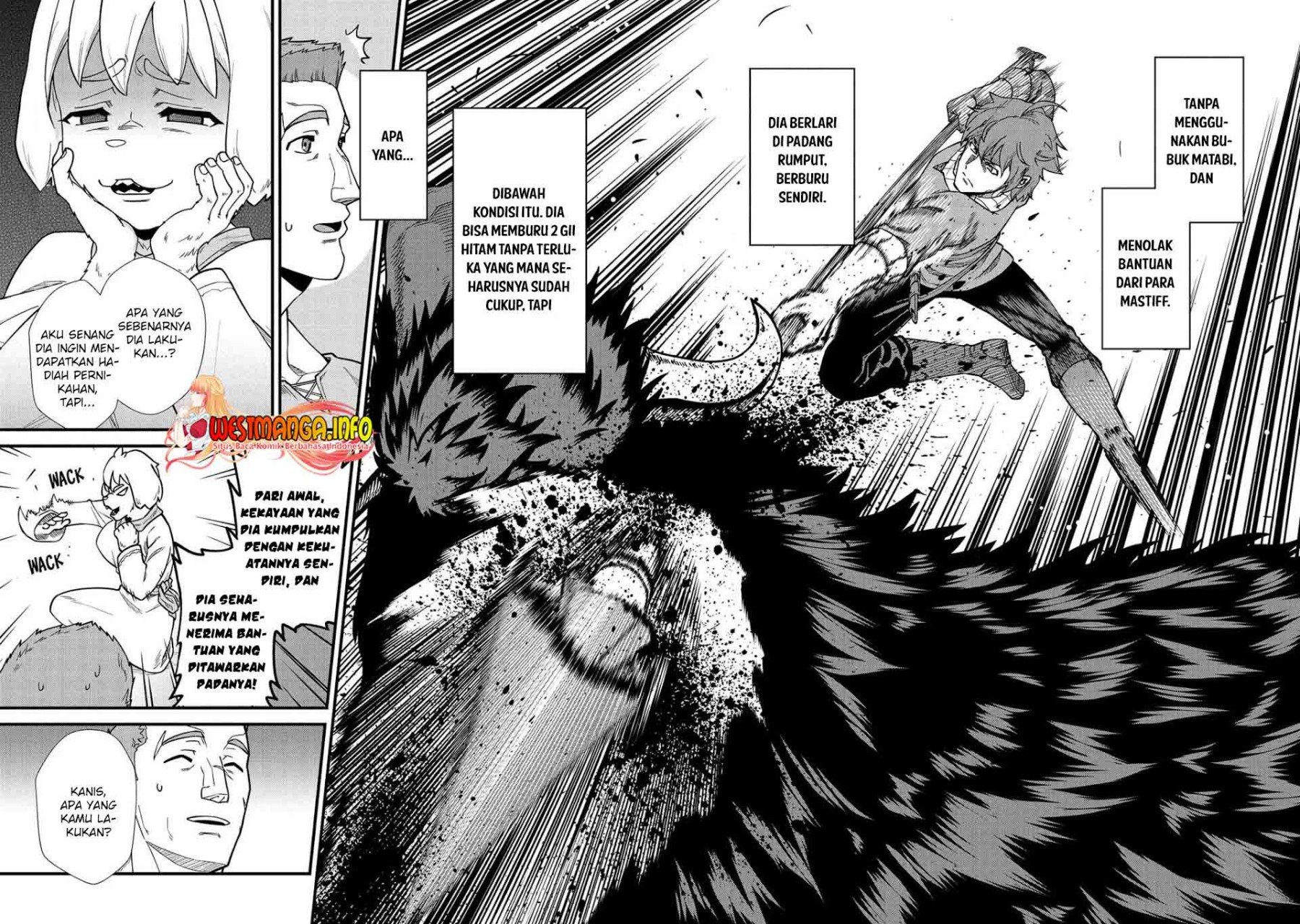Halaman 19 dari Ryoumin 0-nin Start no Henkyou Ryoushusama Chapter 23
