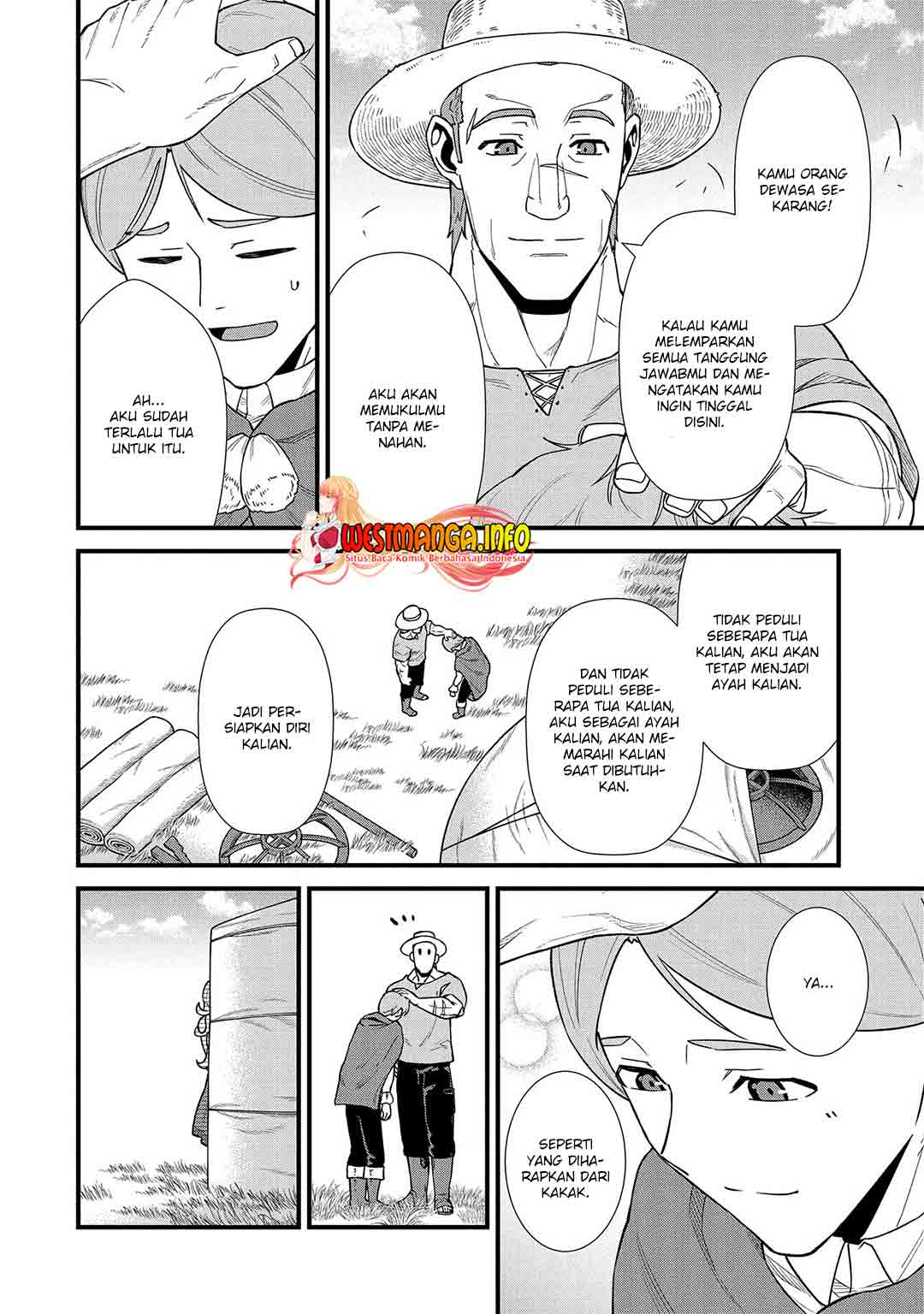 Halaman 13 dari Ryoumin 0-nin Start no Henkyou Ryoushusama Chapter 26