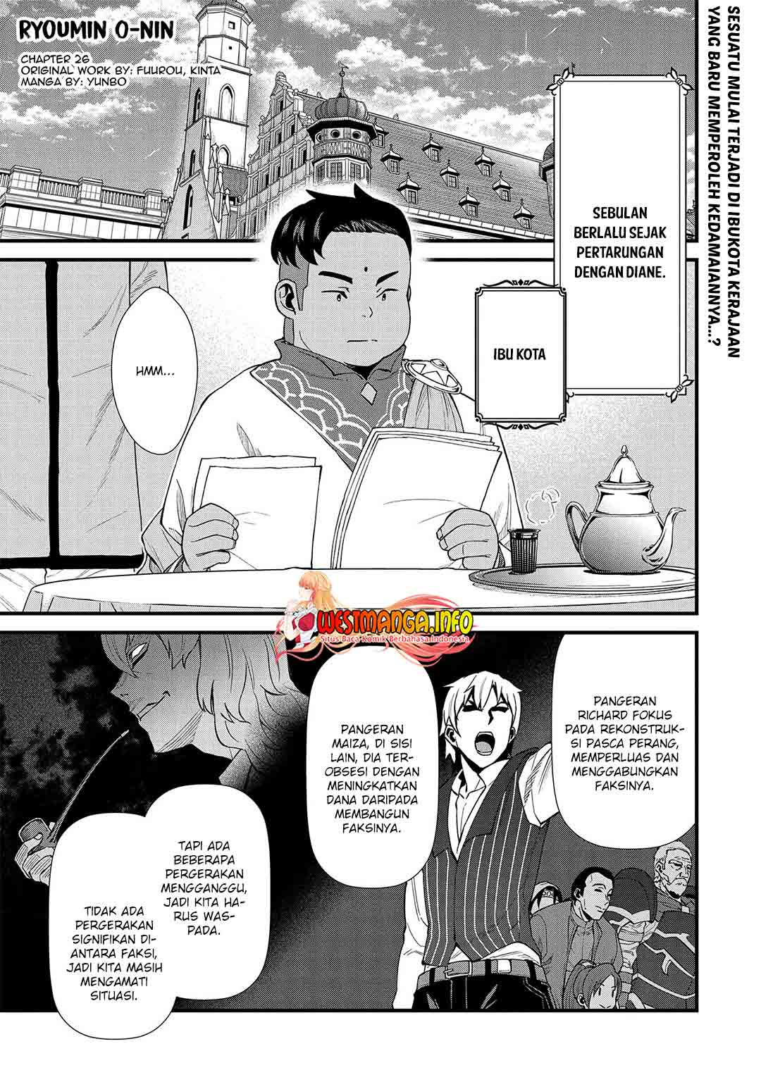 Halaman 4 dari Ryoumin 0-nin Start no Henkyou Ryoushusama Chapter 26