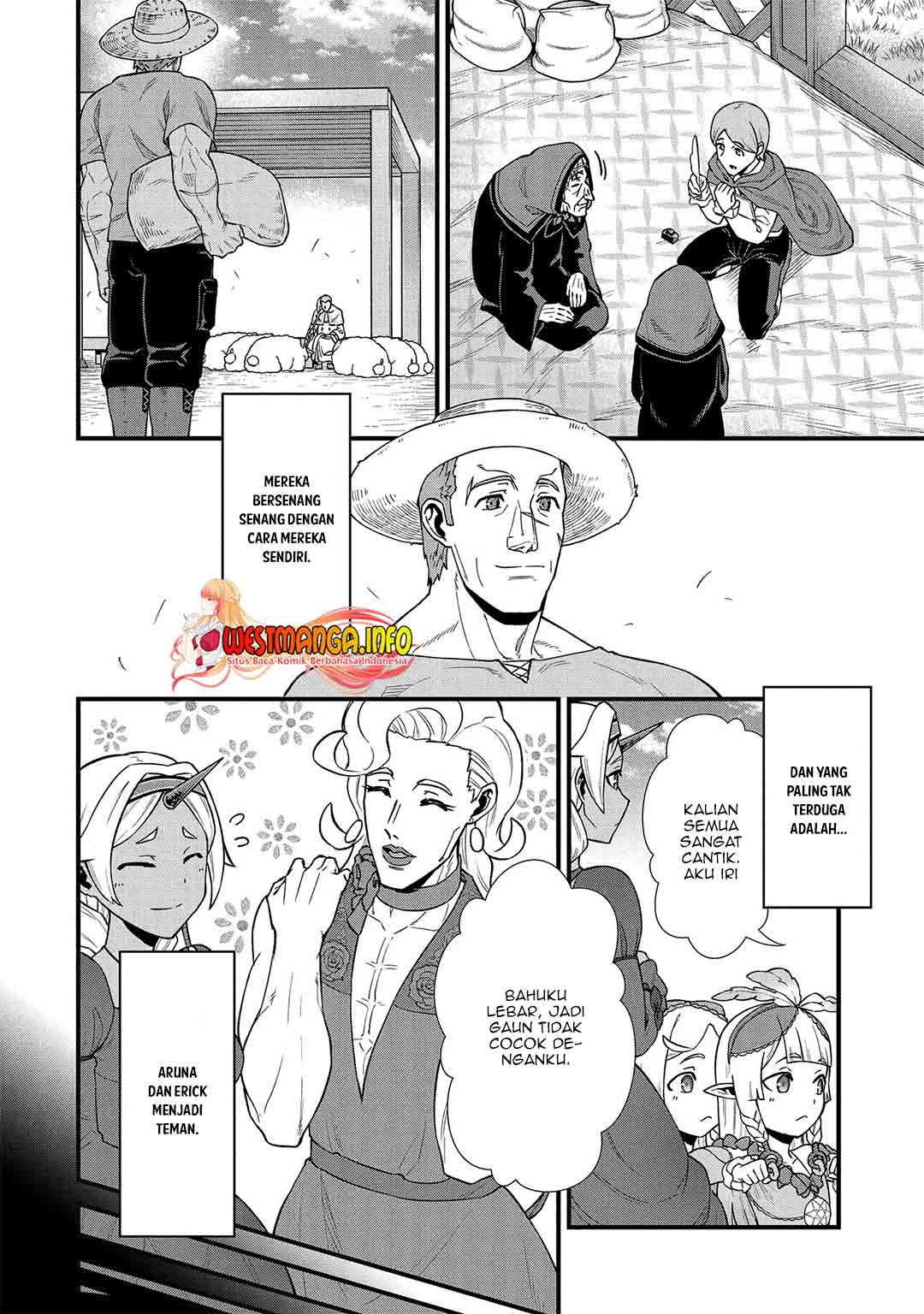 Halaman 9 dari Ryoumin 0-nin Start no Henkyou Ryoushusama Chapter 26