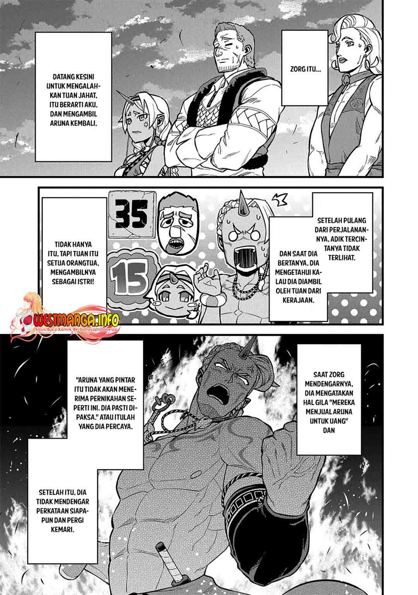 Halaman 12 dari Ryoumin 0-nin Start no Henkyou Ryoushusama Chapter 28