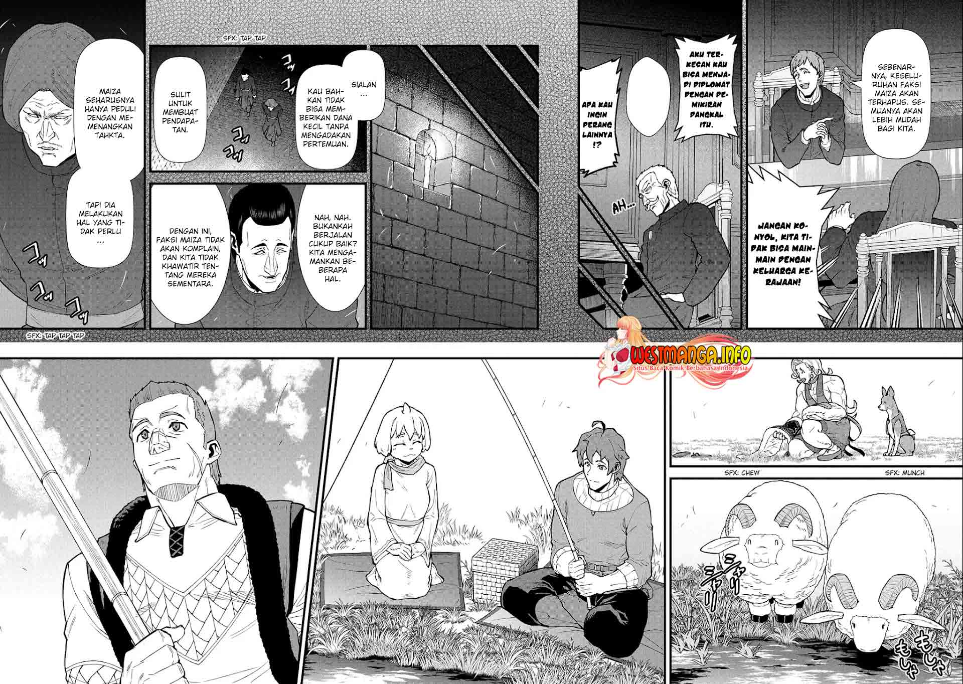 Halaman 10 dari Ryoumin 0-nin Start no Henkyou Ryoushusama Chapter 30