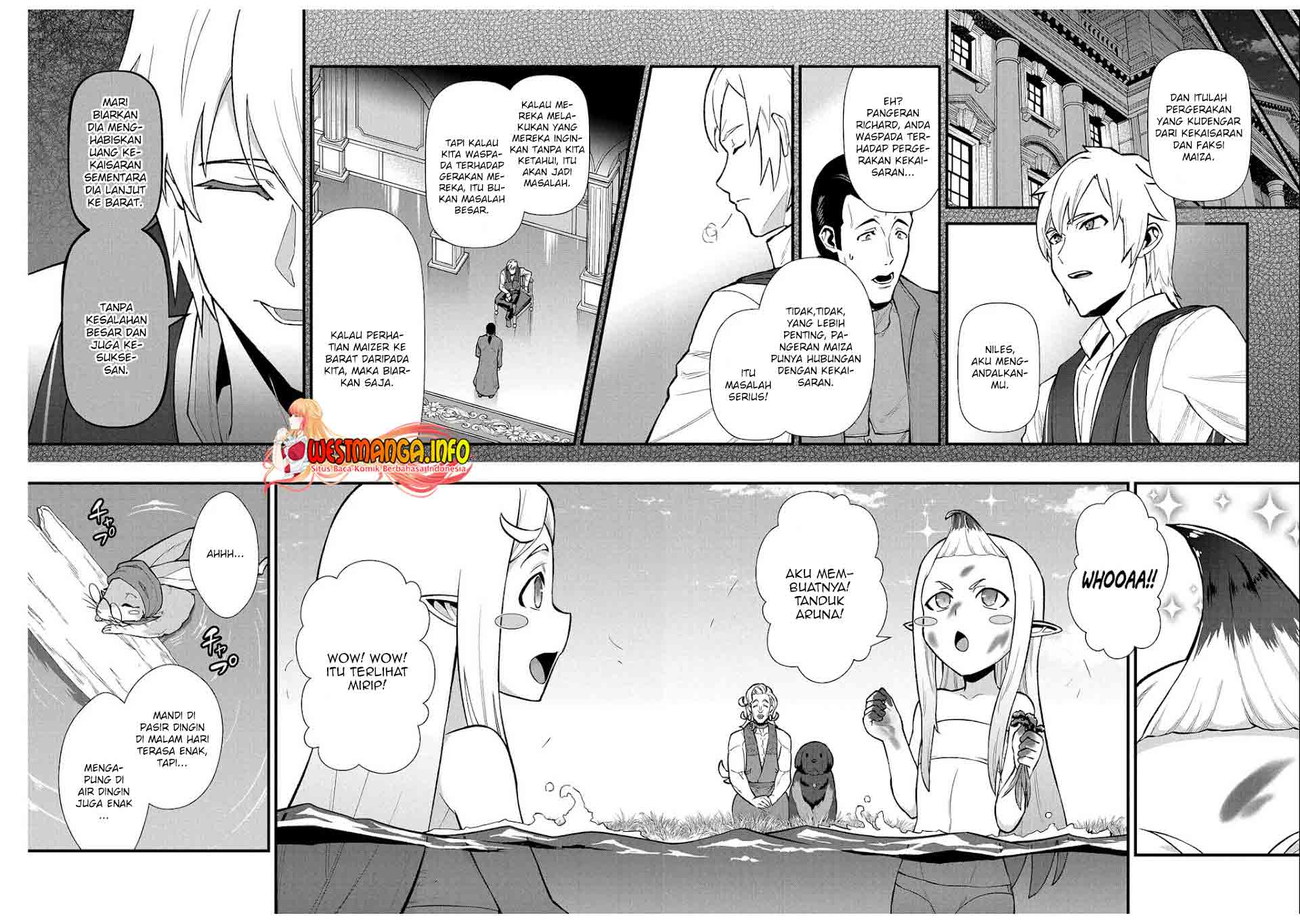 Halaman 12 dari Ryoumin 0-nin Start no Henkyou Ryoushusama Chapter 30
