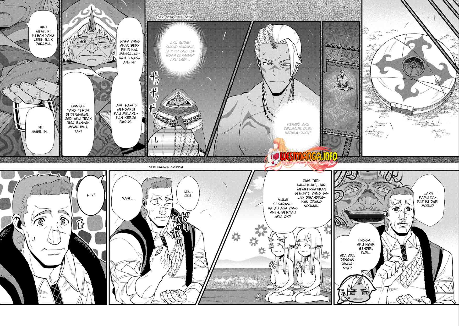 Halaman 17 dari Ryoumin 0-nin Start no Henkyou Ryoushusama Chapter 30