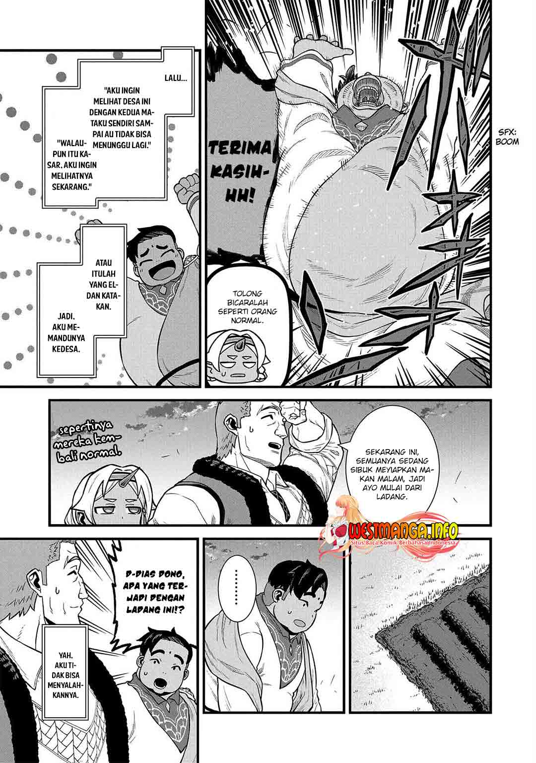 Halaman 18 dari Ryoumin 0-nin Start no Henkyou Ryoushusama Chapter 31