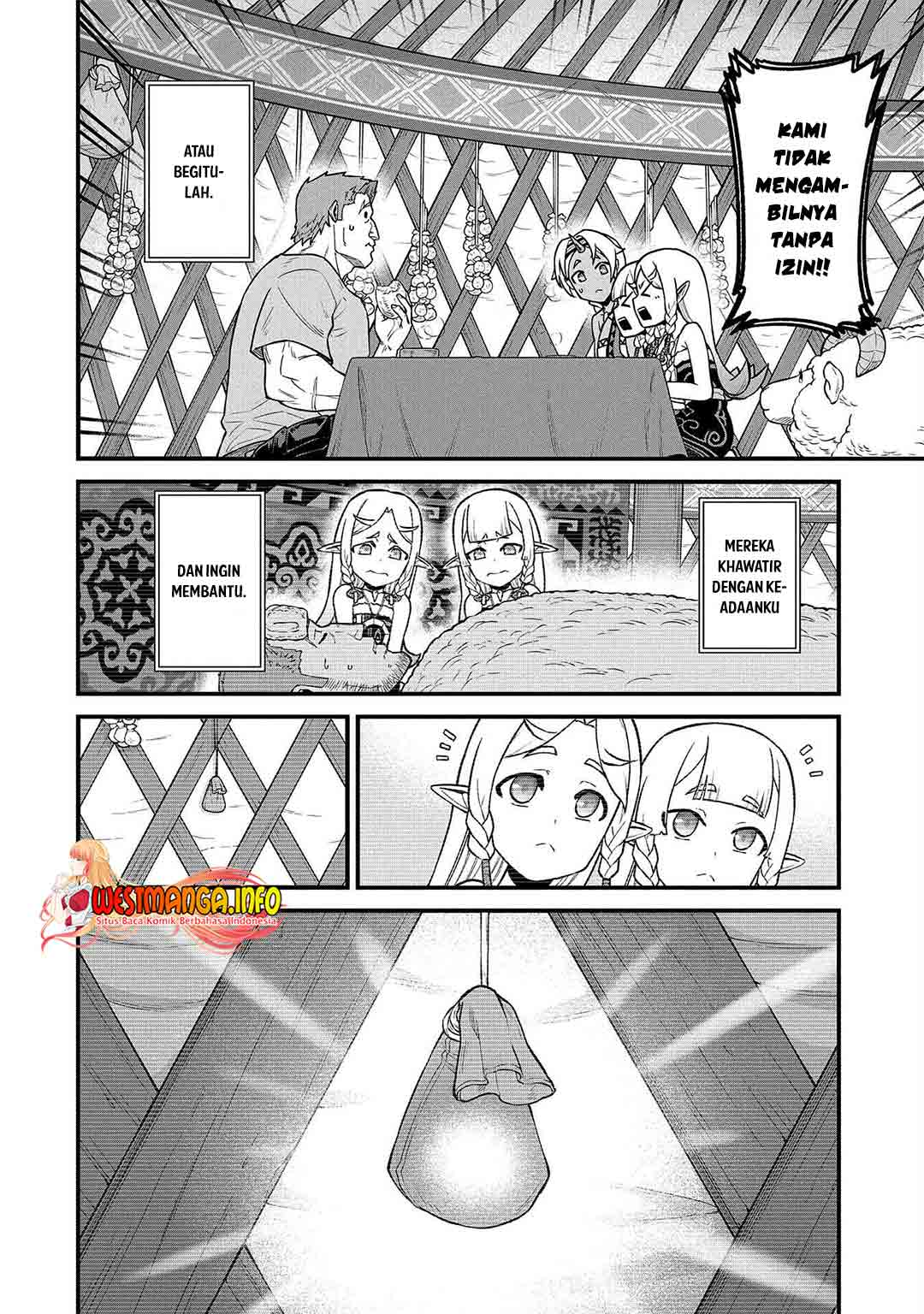 Halaman 29 dari Ryoumin 0-nin Start no Henkyou Ryoushusama Chapter 31