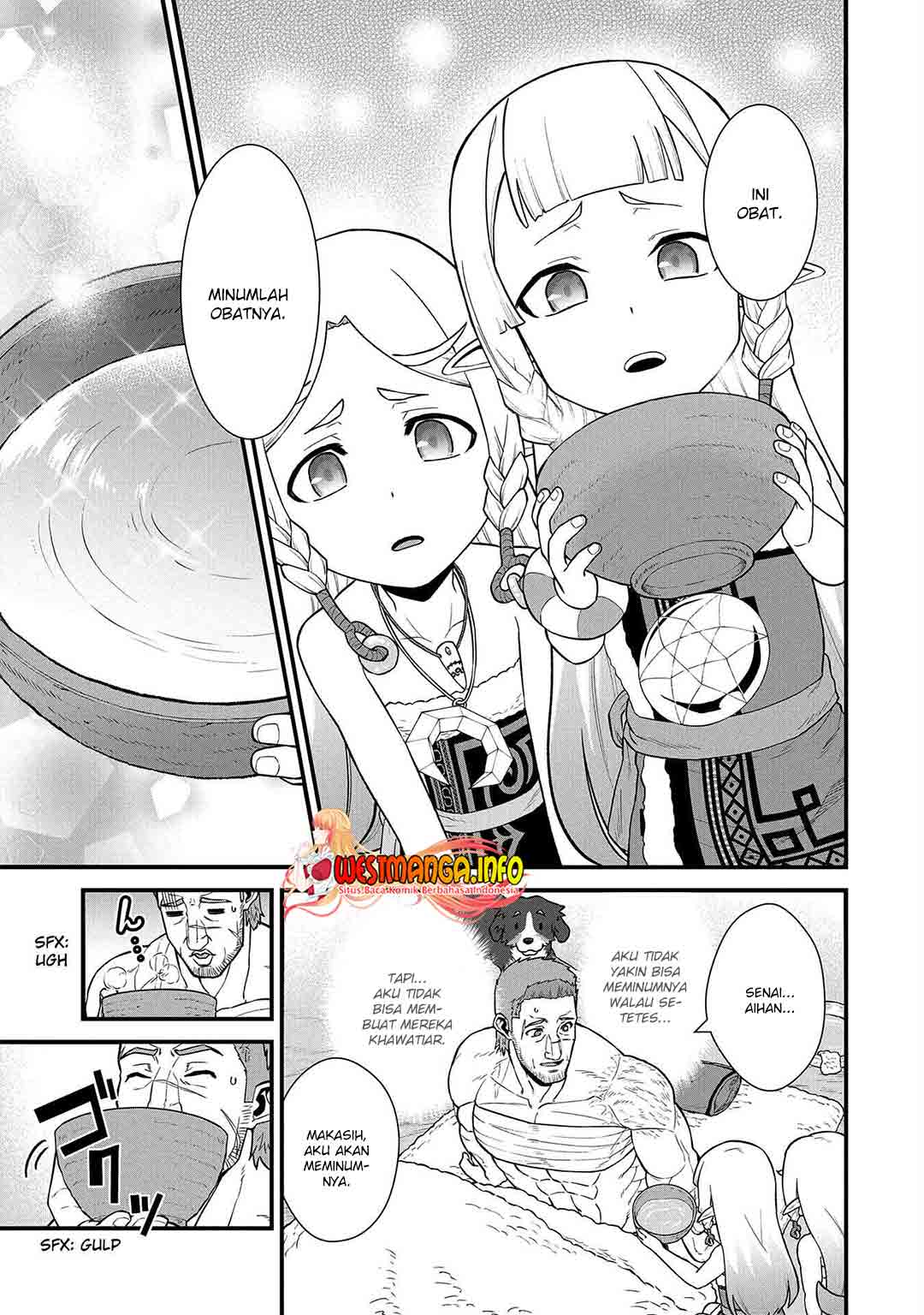 Halaman 8 dari Ryoumin 0-nin Start no Henkyou Ryoushusama Chapter 31