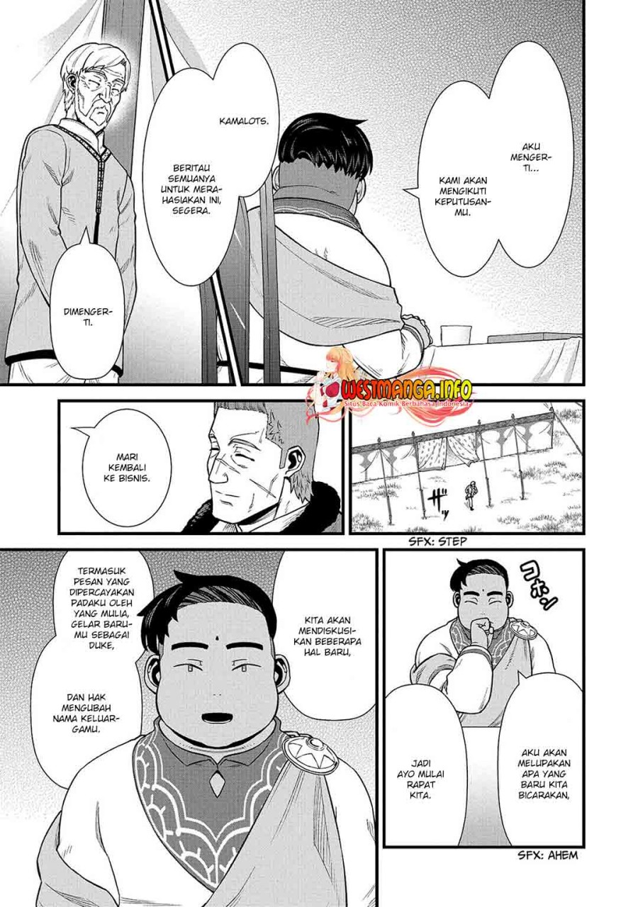 Halaman 16 dari Ryoumin 0-nin Start no Henkyou Ryoushusama Chapter 32